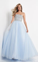 1 of 6 Jovani K04710 Pale Blue