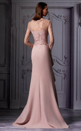 2 of 3 MNM Couture K3853 Dress Pink