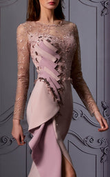 3 of 3 MNM Couture K3853 Dress Pink