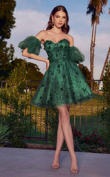 3 of 5 LaDivine KV1089 Dress Emerald