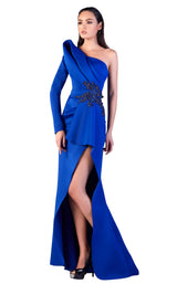 1 of 4 Gatti Nolli Couture OP5198 Dress Blue