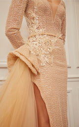 4 of 5 Gatti Nolli Couture OP5325 Dress Nude