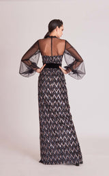 2 of 3 Gatti Nolli Couture OP5686 Dress Black-Multi