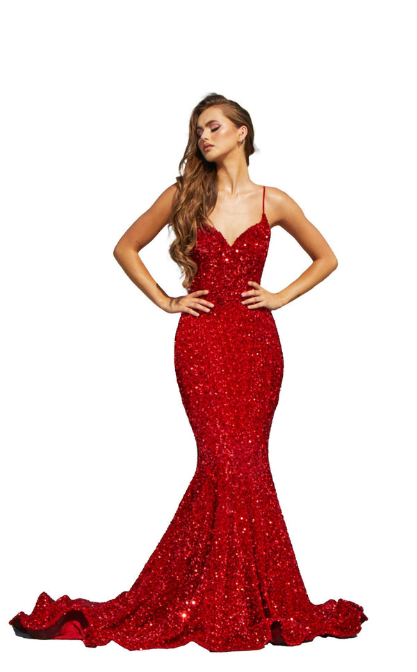 Portia and Scarlett PS21207 Dress Red