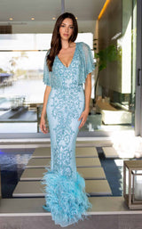 2 of 4 Primavera Couture 12161 Light Blue