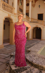 4 of 12 Primavera Couture 14045 Fuchsia