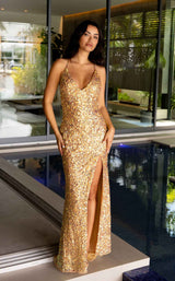 8 of 18 Primavera Couture 3291 Crystal-Gold