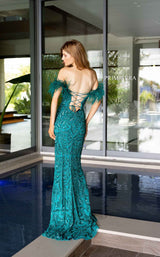 14 of 14 Primavera Couture 4105 Teal