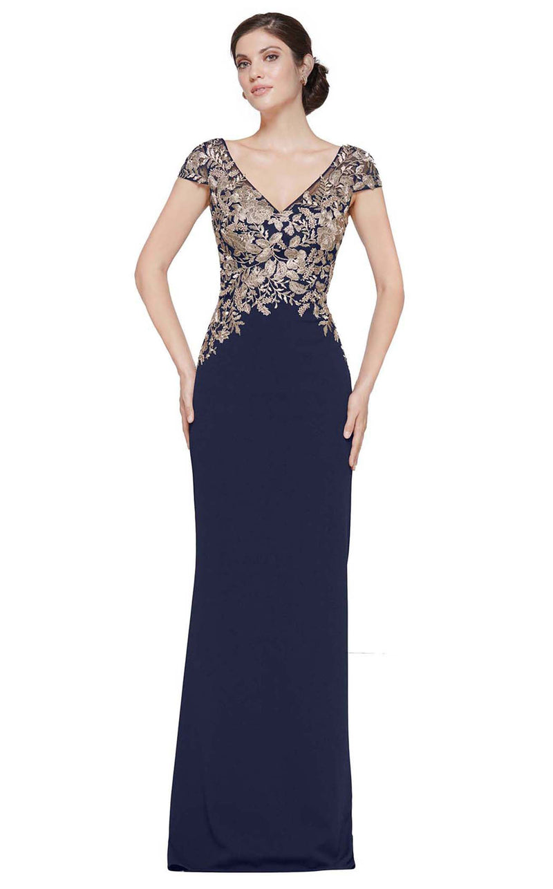 Rina Di Montella RD2652 Navy/Gold