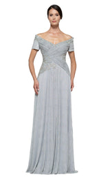 1 of 8 Rina Di Montella RD2674 Dress Ice-Blue