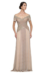 2 of 8 Rina Di Montella RD2674 Dress Gold