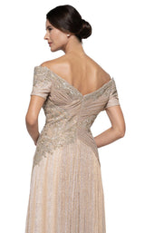 8 of 8 Rina Di Montella RD2674 Dress Gold