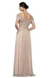 4 of 8 Rina Di Montella RD2674 Dress Gold