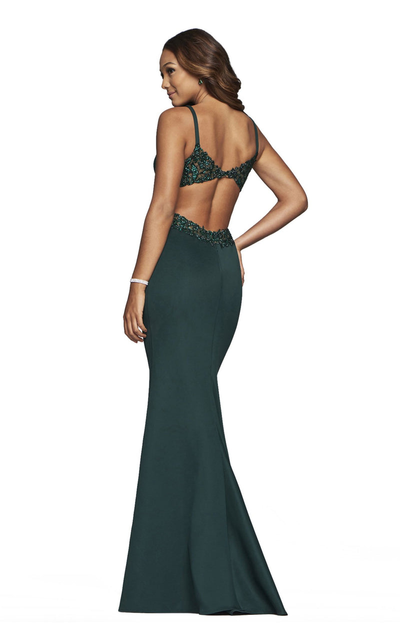 Faviana S10226 Dark Green