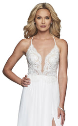 18 of 24 Faviana S10228 Ivory