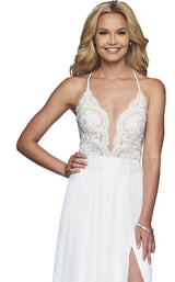 14 of 24 Faviana S10228 Ivory