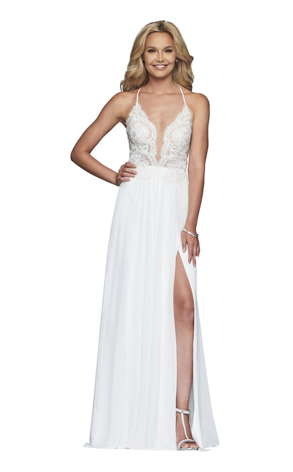 Faviana S10228 Ivory