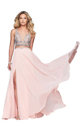 4 of 16 Faviana S10244 Rose/Pink