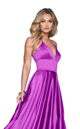 22 of 34 Faviana S10252 Deep Mauve