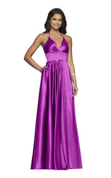 7 of 33 Faviana S10255 Deep Mauve