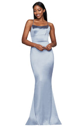 2 of 9 Faviana S10375 Dress Frost-Blue