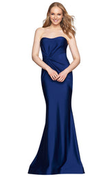 1 of 6 Faviana S10381 Dress Navy