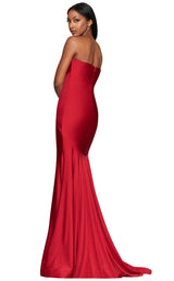 3 of 6 Faviana S10381 Dress Ruby