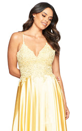 10 of 17 Faviana S10400 Dress Buttercream