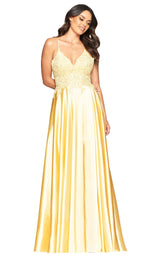 1 of 17 Faviana S10400 Dress Buttercream