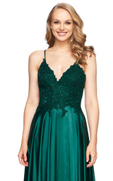 11 of 17 Faviana S10400 Dress Deep-Green