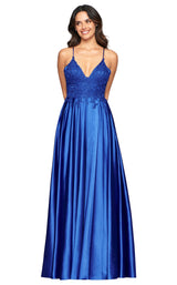 5 of 17 Faviana S10400 Dress Royal