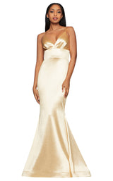 1 of 3 Faviana S10410 Dress Gold