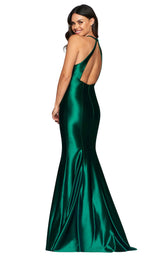 4 of 7 Faviana S10412 Dress Dark-Emerald