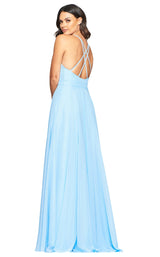 4 of 7 Faviana S10413 Dress Cloud-Blue