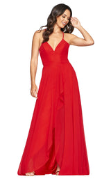 2 of 7 Faviana S10413 Dress Red