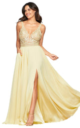 1 of 7 Faviana S10414 Dress Buttercream