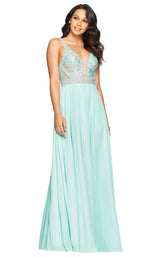 2 of 7 Faviana S10414 Dress Seaglass