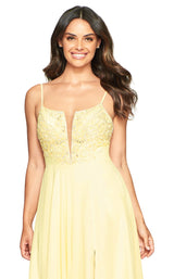 3 of 4 Faviana S10415 Dress Buttercream