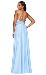 2 of 5 Faviana S10416 Dress Cloud-Blue