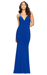 2 of 7 Faviana S10418 Dress Royal