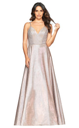 1 of 7 Faviana S10424 Dress Copper