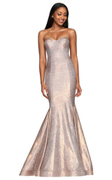 1 of 7 Faviana S10426 Dress Copper