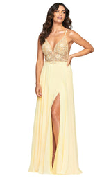 1 of 7 Faviana S10431 Dress Buttercream