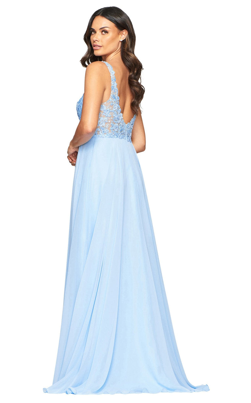 Faviana S10432 Dress Cloud-Blue