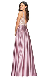 2 of 5 Faviana S10442 Dress Deep-Mauve