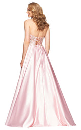 2 of 5 Faviana S10443 Dress Pale-Pink