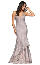 1 of 7 Faviana S10454 Dress Copper