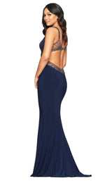 2 of 5 Faviana S10470 Dress Navy