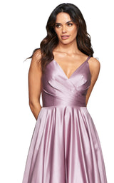 4 of 5 Faviana S10473 Dress Deep-Mauve