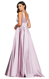 5 of 9 Faviana S10474 Dress Deep-Mauve